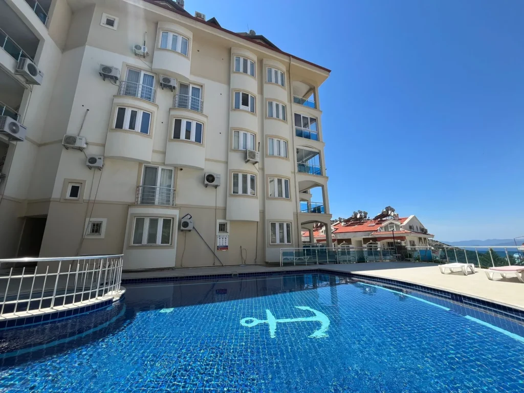 Sea-View 3+1 Duplex Flat for Sale in Taşyaka – Muğla / Fethiye / Patlangıç Mh. – photo 1