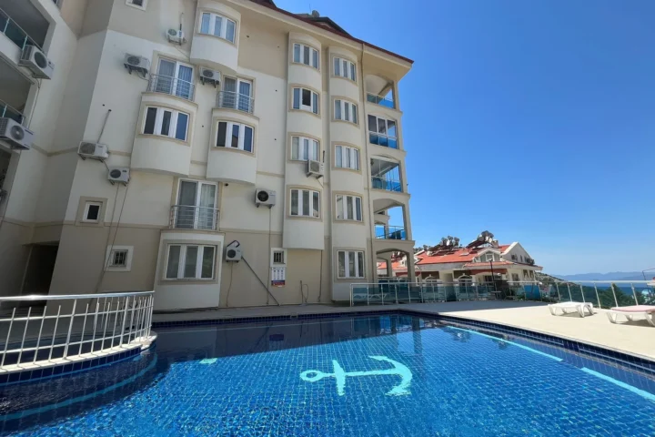 Sea-View 3+1 Duplex Flat for Sale in Taşyaka – Muğla / Fethiye / Patlangıç Mh. – photo 1