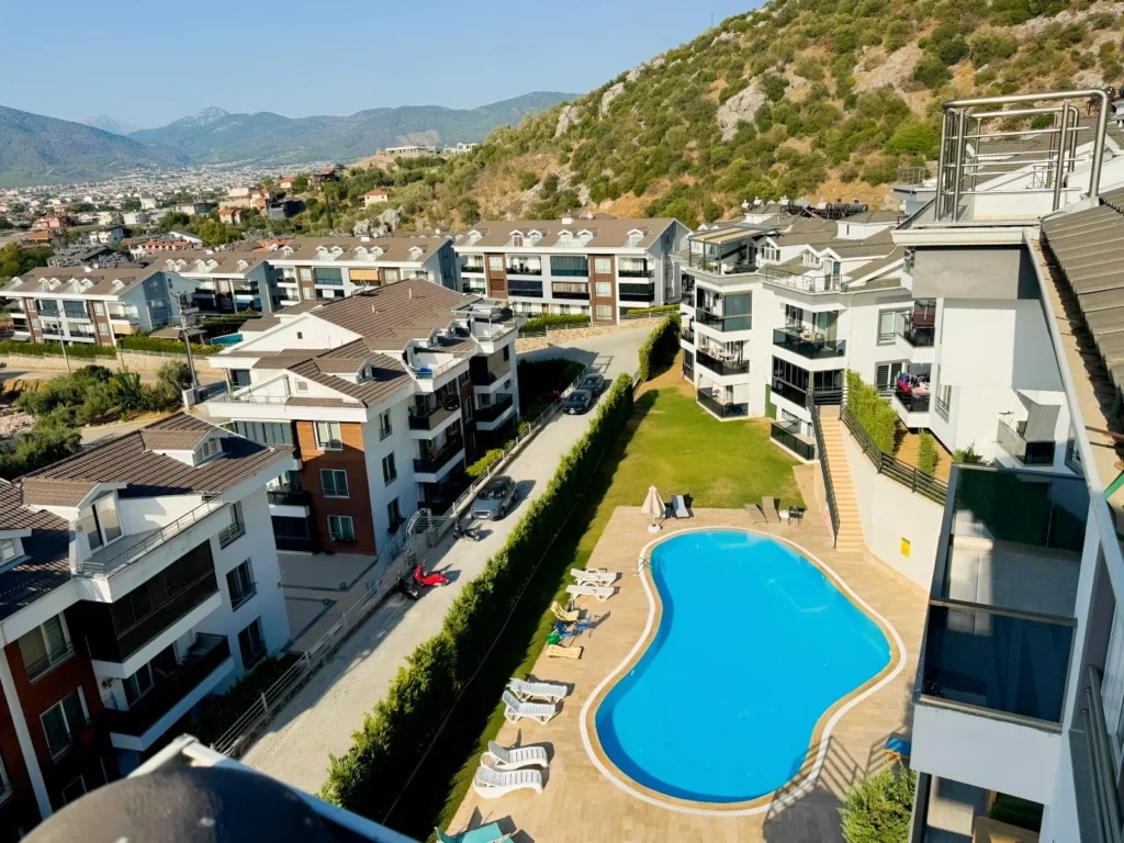 Furnished 3-Bed Duplex with Pool and Sea Views in Patlangıç – 36.623505282763674, 29.155806320043947 – photo 2